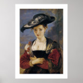 Portret van Suzanne Fourment Poster (Voorkant)