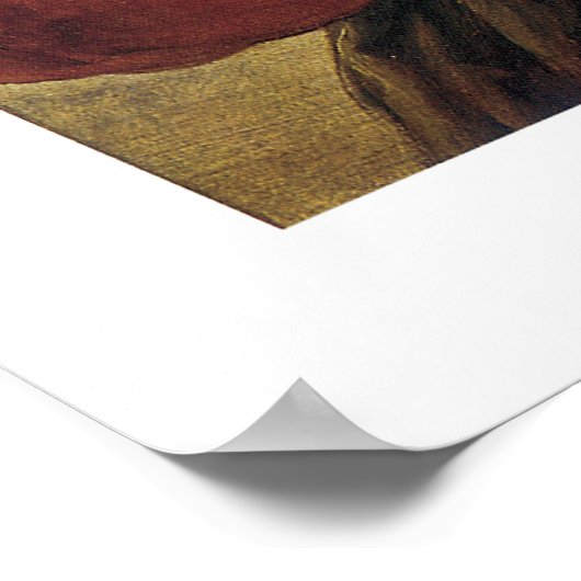 Portret van Suzanne Fourment Poster (Hoek)