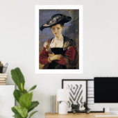 Portret van Suzanne Fourment Poster (Thuiskantoor)