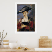 Portret van Suzanne Fourment Poster (Keuken)