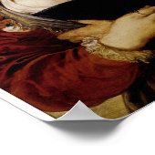 Portret van Suzanne Fourment Poster (Hoek)