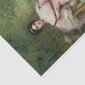 Portret van Suzanne Hudelo, Leon Francois Comerre Tissuepapier (Detail)