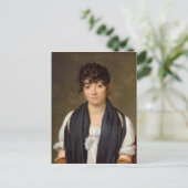 Portret van Suzanne Le Peletier de Saint-Fargeau Briefkaart (Staand voorkant)