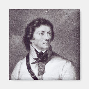 Portret van Tadeusz Kosciuszko Magneet