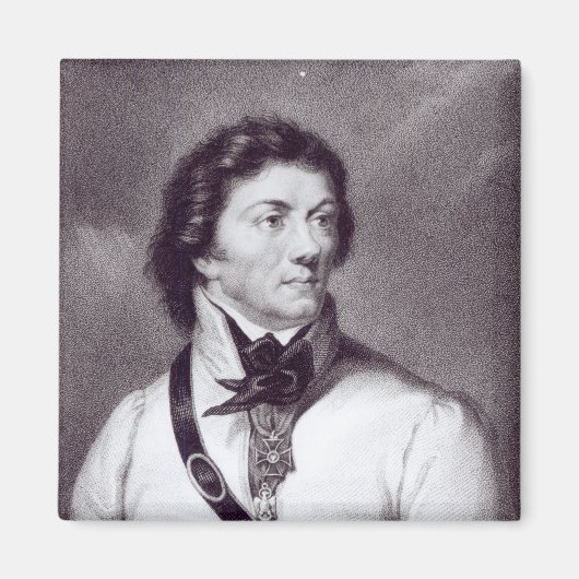 Portret van Tadeusz Kosciuszko Magneet (Voorkant)