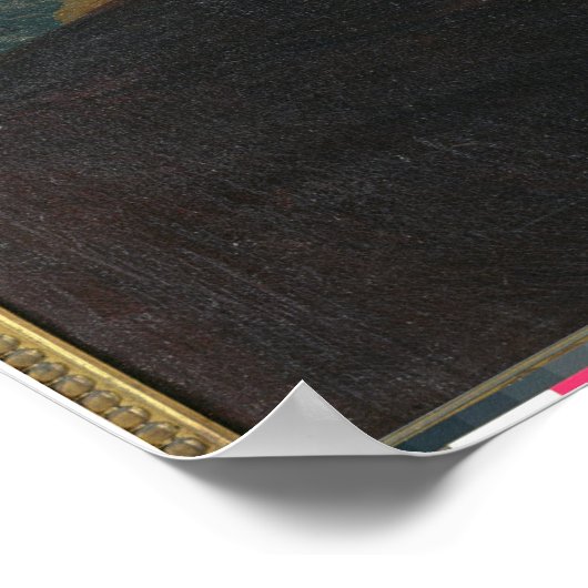 Portret van Thadee-Caroline Jacquet Poster (Hoek)