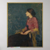 Portret van Thadee-Caroline Jacquet Poster (Voorkant)