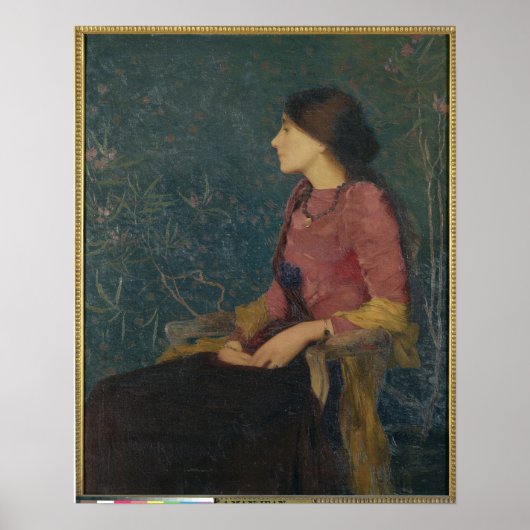 Portret van Thadee-Caroline Jacquet Poster (Voorkant)