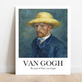 Portret van Theo van Gogh door Vincent Van Gogh Poster