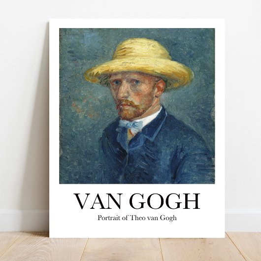 Portret van Theo van Gogh door Vincent Van Gogh Poster