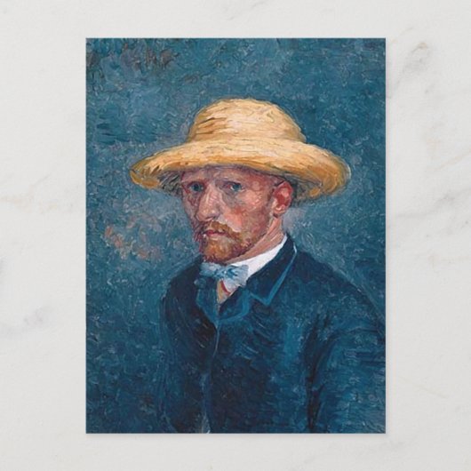 Portret van Theo van Gogh, Van Gogh Fine Art Briefkaart (Voorkant)