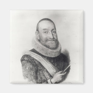 Portret van Theodore Agrippa d'Aubigne Magneet
