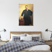 Portret van Theodore Roosevelt Canvas Afdruk (Insitu (Slaapkamer))