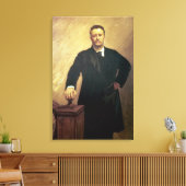 Portret van Theodore Roosevelt Canvas Afdruk (Insitu (Woonkamer))