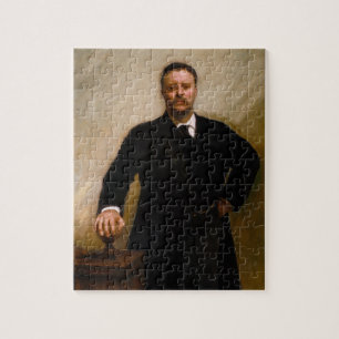 Portret van Theodore Roosevelt door John S. Sargen Legpuzzel