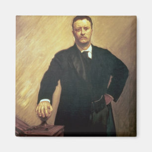 Portret van Theodore Roosevelt Magneet
