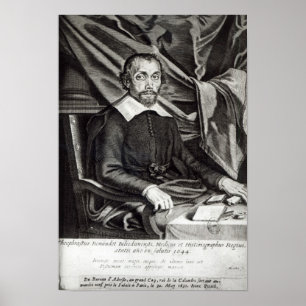 Portret van Theophraste Renaudot 58, 1644 Poster