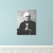 Portret van Thomas Babington Macaulay Canvas Afdruk (Insitu (Houten vloer))