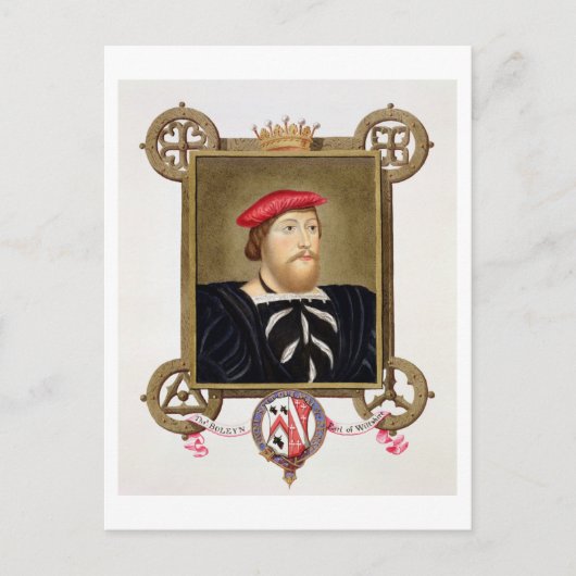 Portret van Thomas Boleyn (1477-1539) Earl of Wilt Briefkaart (Voorkant)