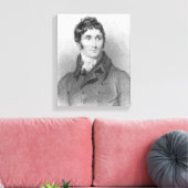 Portret van Thomas Campbell, 1815 Canvas Afdruk (Insitu (Woonkamer))