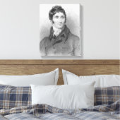 Portret van Thomas Campbell, 1815 Canvas Afdruk (Insitu (Slaapkamer))