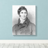 Portret van Thomas Campbell, 1815 Canvas Afdruk (Insitu (Houten vloer))