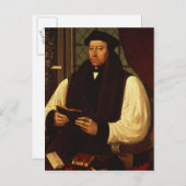 Portret van Thomas Cranmer 1546 Briefkaart (Voorkant / Achterkant)