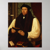 Portret van Thomas Cranmer 1546 Poster (Voorkant)