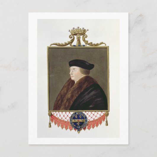 Portret van Thomas Cromwell (c.1485-1540) Ist Earl Briefkaart (Voorkant)