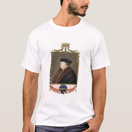 Portret van Thomas Cromwell (c.1485-1540) Ist Earl T-shirt (Voorkant)
