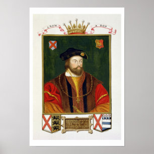 Portret van Thomas Fitzgerald (1513-37) Lord Offal Poster