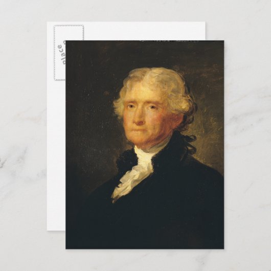 Portret van Thomas Jefferson Briefkaart (Voorkant / Achterkant)