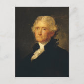 Portret van Thomas Jefferson Briefkaart (Voorkant)