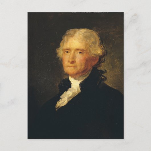 Portret van Thomas Jefferson Briefkaart (Voorkant)