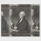 Portret van Thomas Jefferson Cadeaupapier (Vlak)