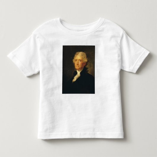 Portret van Thomas Jefferson Kinder Shirts (Voorkant)