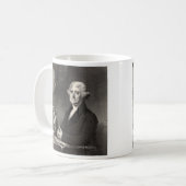 Portret van Thomas Jefferson Koffiemok (Voorkant links)