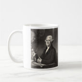 Portret van Thomas Jefferson Koffiemok (Links)