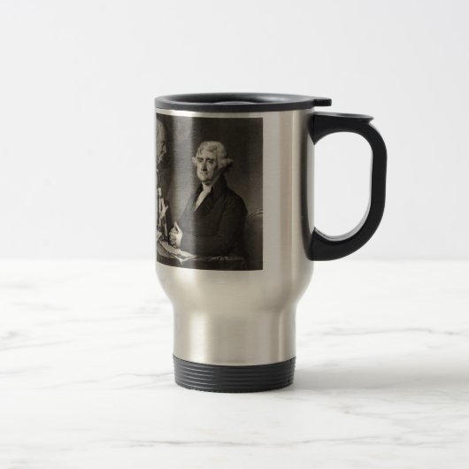 Portret van Thomas Jefferson Reisbeker (Rechts)