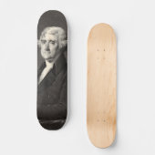 Portret van Thomas Jefferson skateboard (Voorkant)