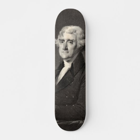 Portret van Thomas Jefferson skateboard (Voorkant)