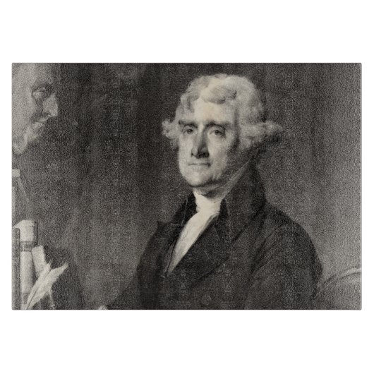 Portret van Thomas Jefferson Snijplank (Voorkant)