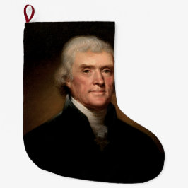 Portret van Thomas Jefferson (van Rembrandt Peale) Grote Kerstsok