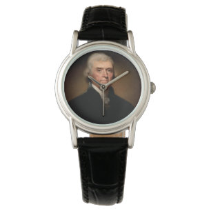 Portret van Thomas Jefferson (van Rembrandt Peale) Horloge
