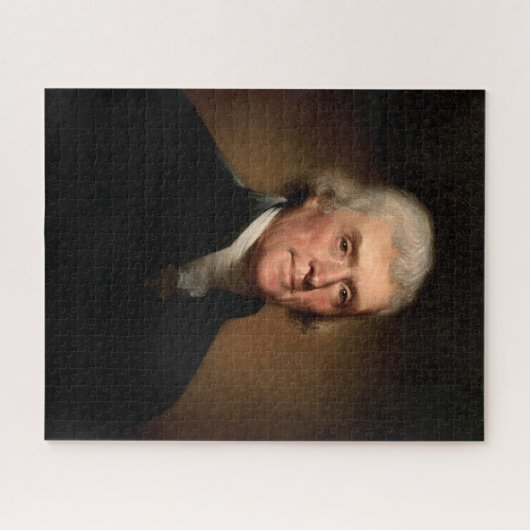 Portret van Thomas Jefferson (van Rembrandt Peale) Legpuzzel (Horizontaal)