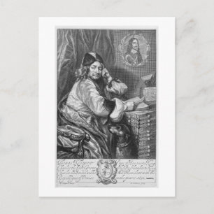 Portret van Thomas Killigrow (1612-83) Restauratie Briefkaart