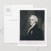 Portret van Thomas McKean, gegraveerd door Thomas Briefkaart (Voorkant / Achterkant)