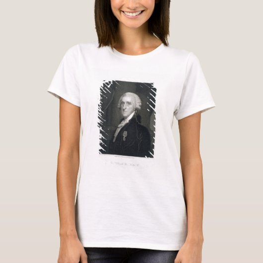 Portret van Thomas McKean, gegraveerd door Thomas  T-shirt (Voorkant)