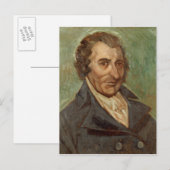 Portret van Thomas Paine Briefkaart (Voorkant / Achterkant)