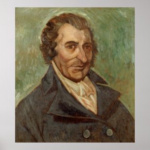 Portret van Thomas Paine Poster